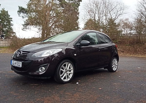 Mazda 2 cena 21800 przebieg: 114000, rok produkcji 2013 z Bolesławiec małe 232